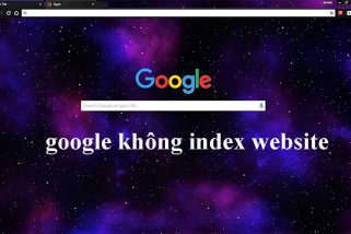 Sửa lỗi google không index website